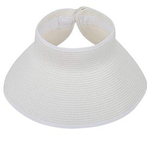 New, Never Been Used White Rollable Beach Hat